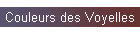 Couleurs des Voyelles